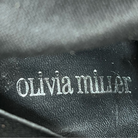 Olivia Miller Knee High Black Boots Studded Detail All Throughout Size 6 NWOT - Picture 10 of 10